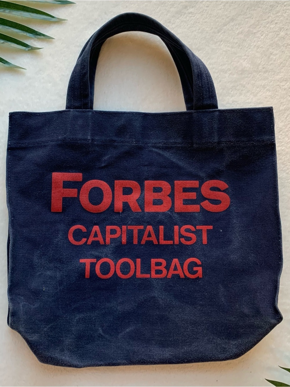 Vintage Forbes Capitalist Toolbag Canvas Tote